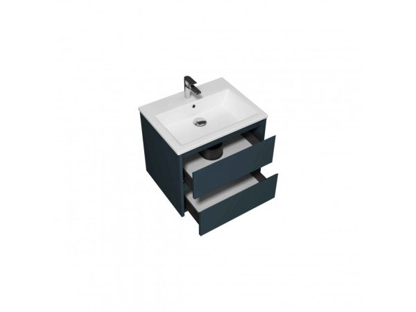 DELTA ANTRASIT TEZGAH USTU LAVABO 60 CM - Görsel 3